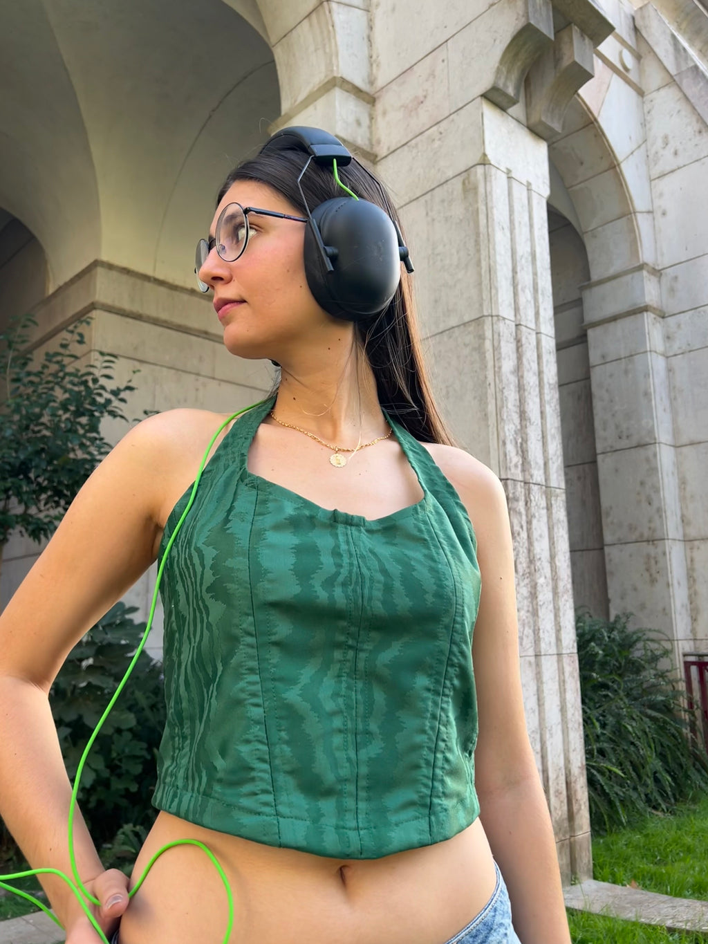 "Volume up" Green Top